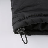 Black Short Loose Warm Padded Jacket