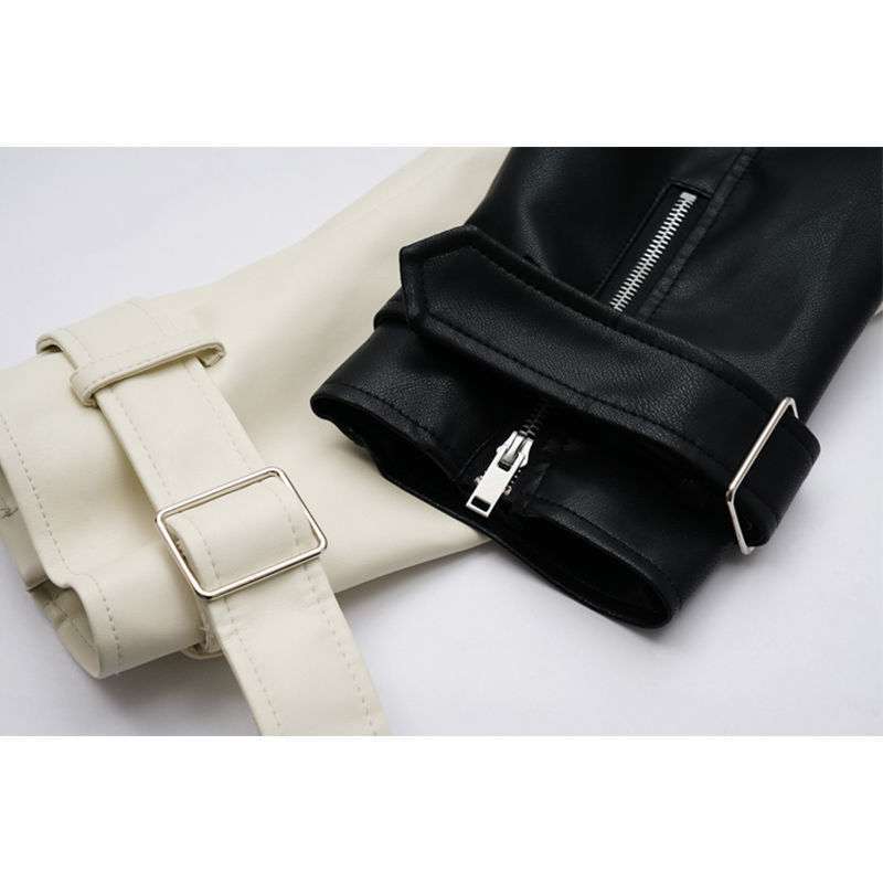 Black & White Leather Jacket