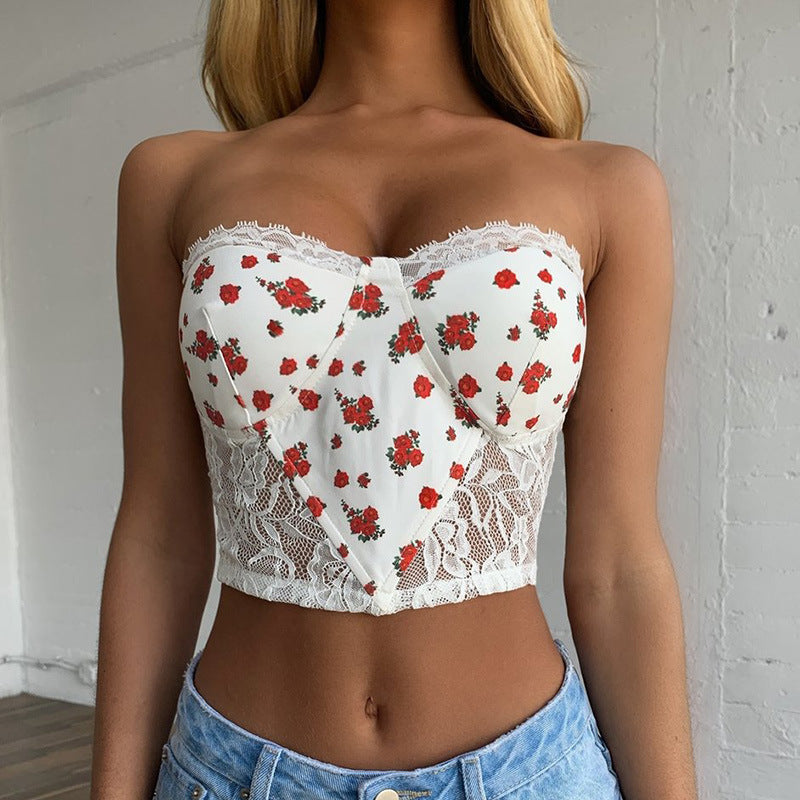 Flowers Tube Top