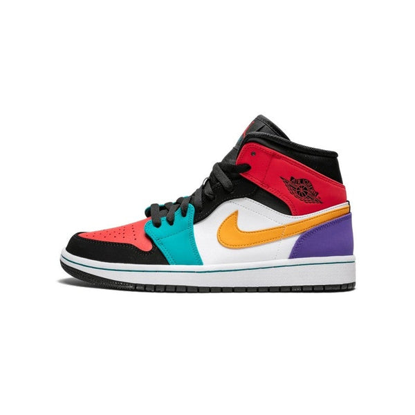 Air Jordan 1 Mid Bred Multi-Color