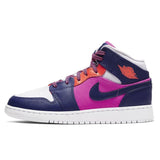 Air Jordan 1 Mid Fire Pink Barely Grape