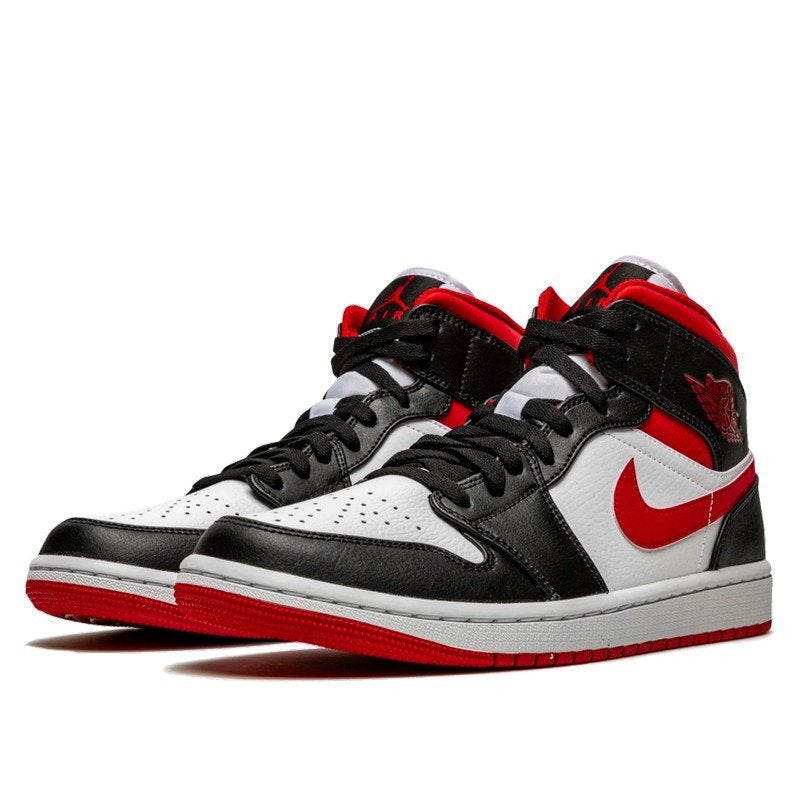 Air Jordan 1 Mid Gym Red Black White