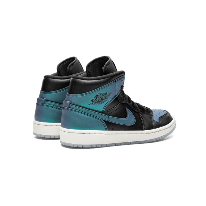 Air Jordan 1 Mid Iridescent Black