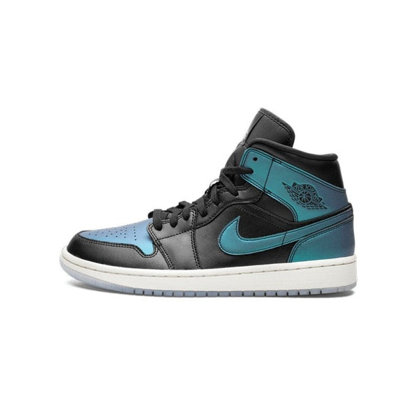 Air Jordan 1 Mid Iridescent Black