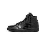 Air Jordan 1 Mid SE Triple Black Patent