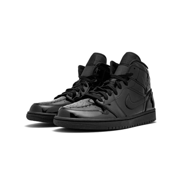 Air Jordan 1 Mid SE Triple Black Patent