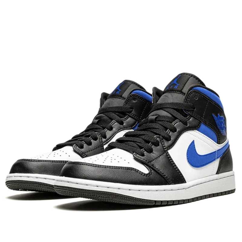 Air Jordan 1 Mid White Black Royal
