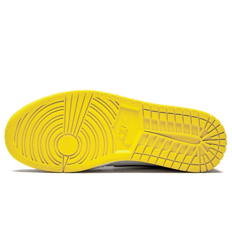 Air Jordan 1 Mid Yellow Toe Black