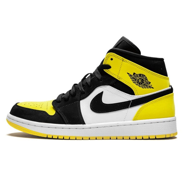 Air Jordan 1 Mid Yellow Toe Black
