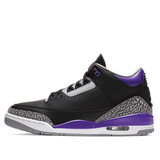 Air Jordan 3 Retro Black Court Purple