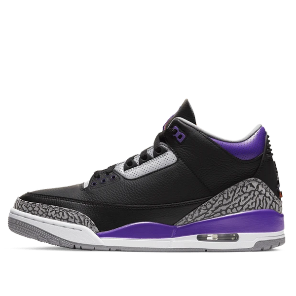 Air Jordan 3 Retro Black Court Purple