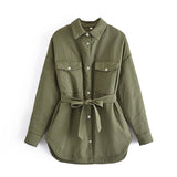Belted Shirt Jacket