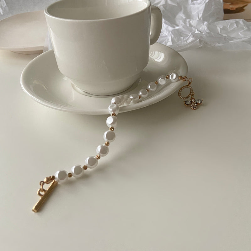 Pearl Pendant Bracelet