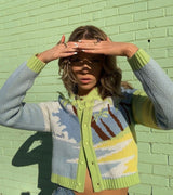 Retro Loose  Jacquard Knitted Sweater