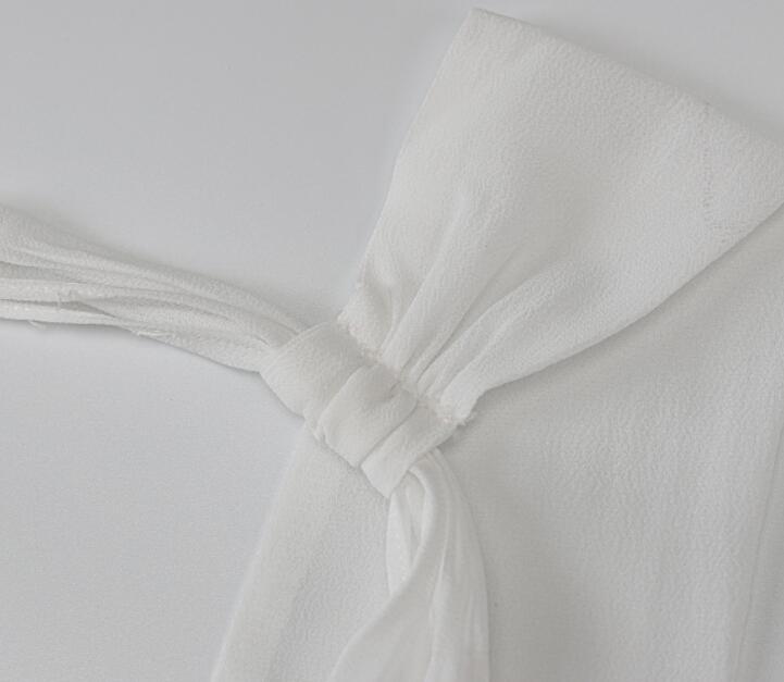 Solid Color Tunic Fishbone Halterneck Top