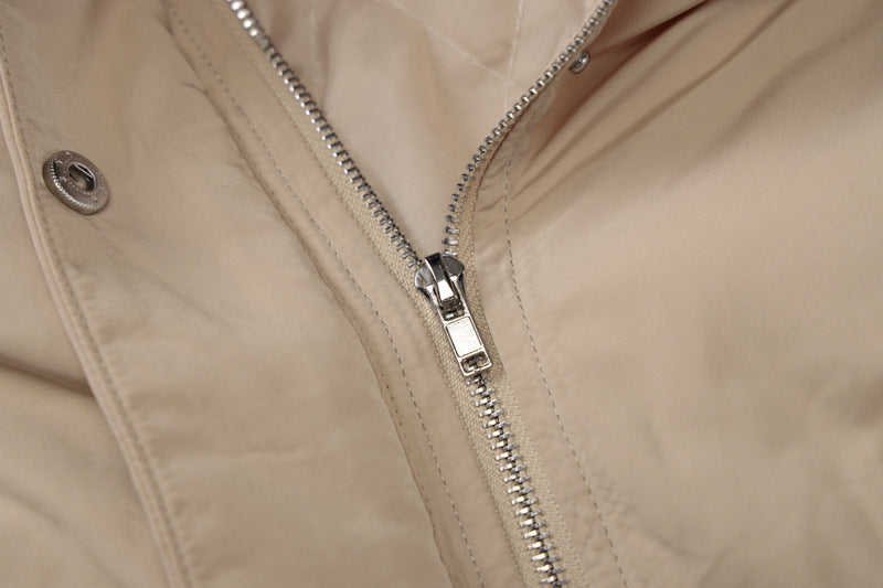 Stand Collar Zipper American Baseball Jacket