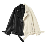 Black & White Leather Jacket