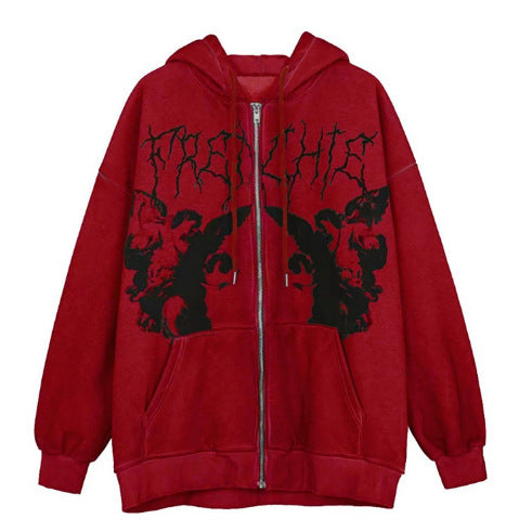 Temperament Commuter Zipper Hoodie