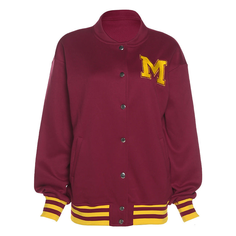 Letter Jacket Baseball Uniform