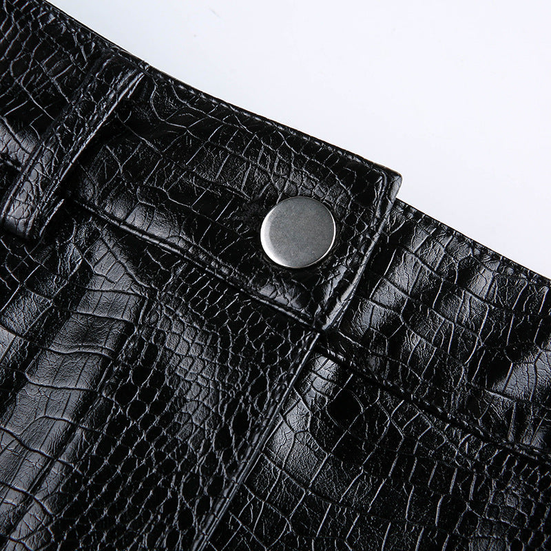 High Waist Slim Sexy Split Hip Skirt