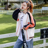 Loose Casual Color Matching Jacket