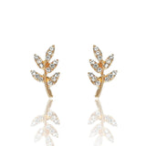 Leaf Stud Earrings
