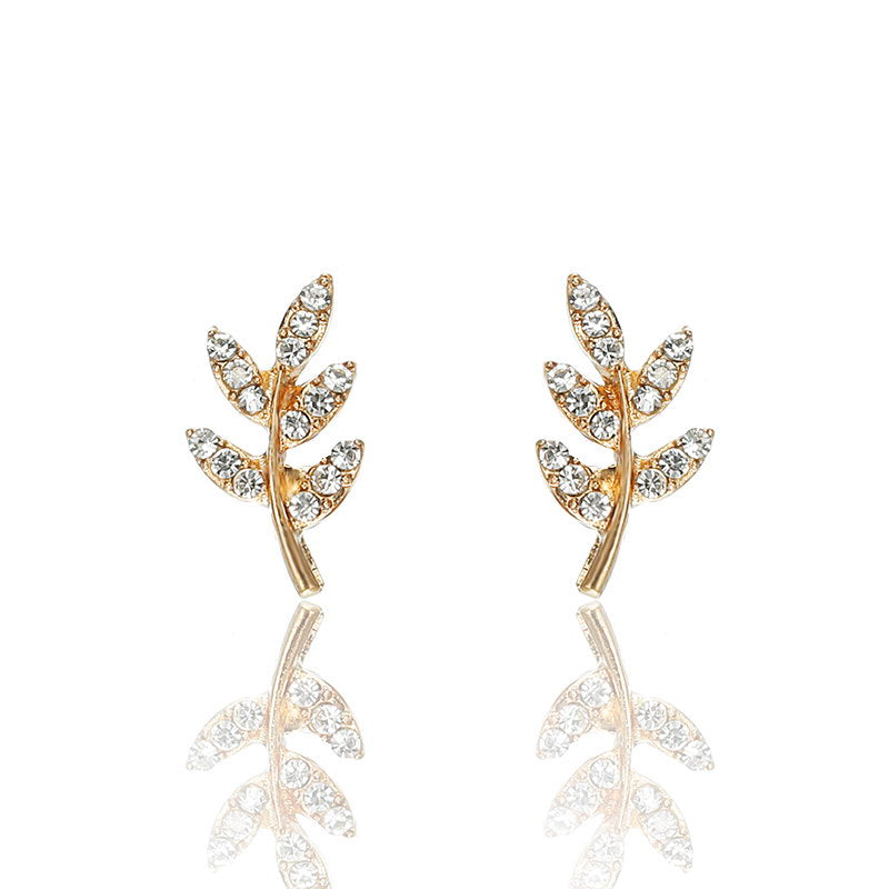 Leaf Stud Earrings