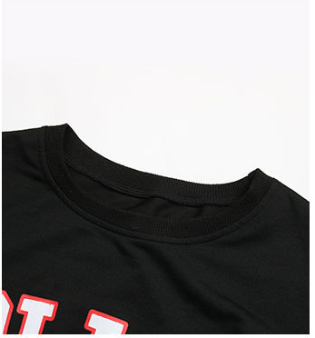 Letter Print Sweatshirt Pullover Sports Top