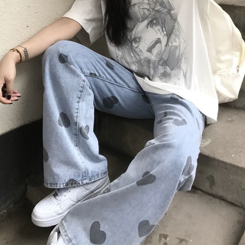 Love Printed Wide Leg Pants