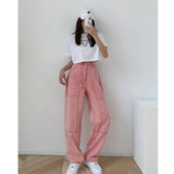 Straight Loose High Waist Pants