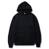 Oversized Solid Color Pullover Hoodie