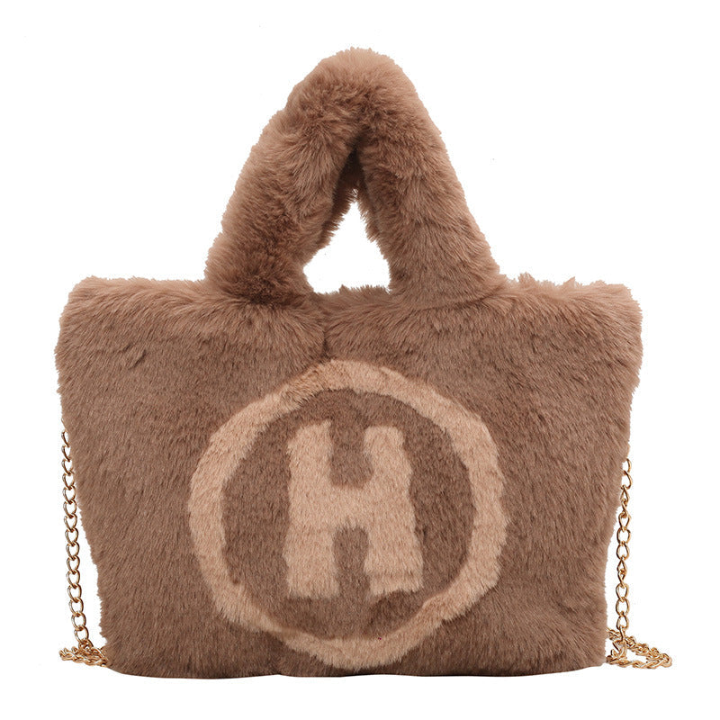Plush Color Crossbody Bag
