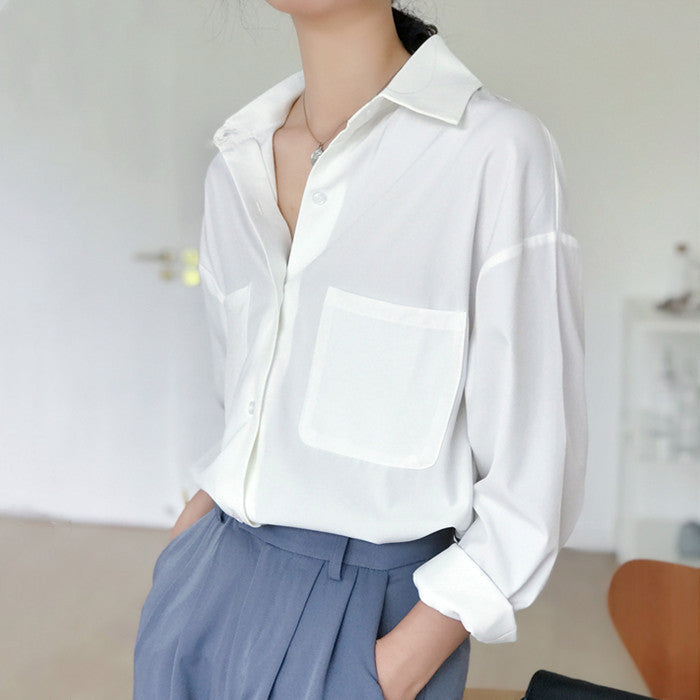 Chiffon Long-sleeved Shirt