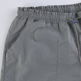 Low-rise Straight-leg Multi-pocket Overalls Pants