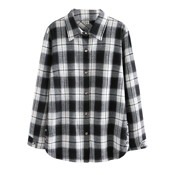 Square Fabric Plus Size Shirt