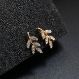 Leaf Stud Earrings