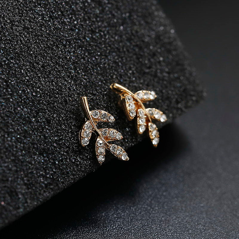 Leaf Stud Earrings