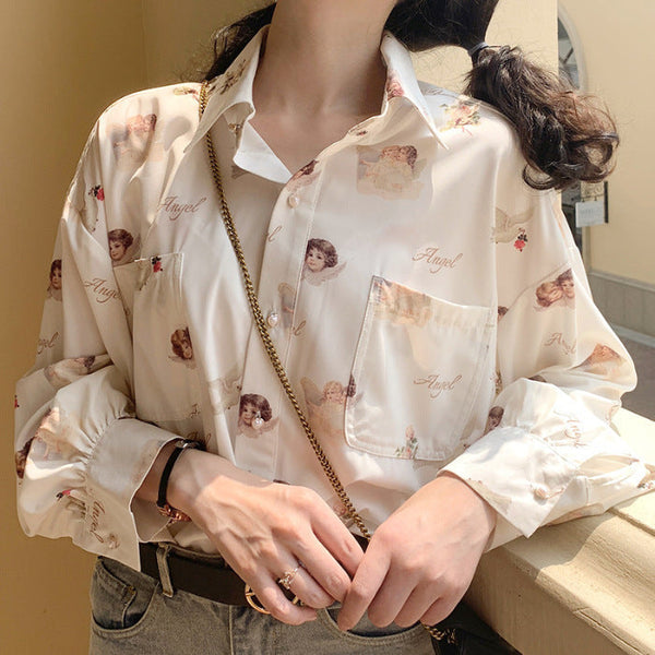 Hong Kong Style Girly Design Shirt