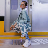 Autumn Casual Lace-Up Casual Pants