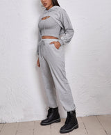Sports Drawstring Hoodie Loose Three-Piece Suit