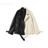 Black & White Leather Jacket