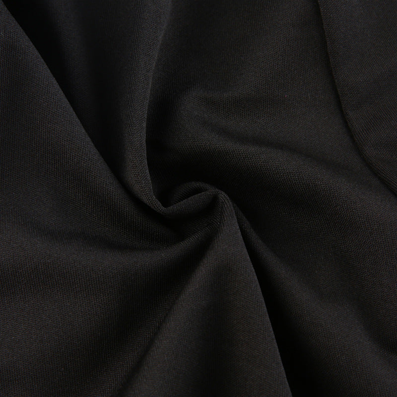 Lace Stitching Bow Suspender Dress