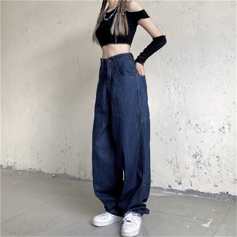 Wide Leg Mopping Trousers