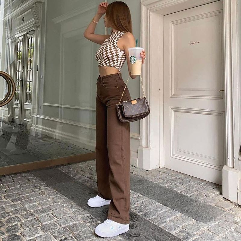 Retro Brown Pants
