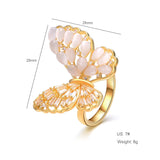 Golden Butterfly Ring Popular