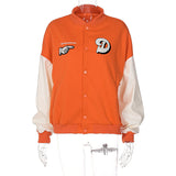 Orange Baseball Jacket
