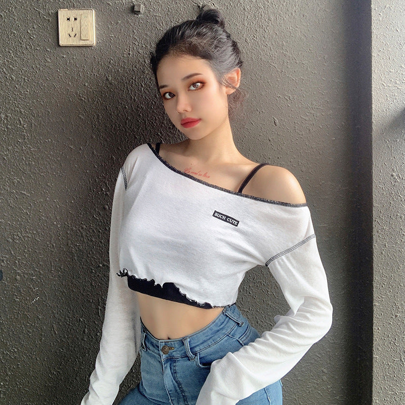 High Waist Slim Thin Scheming Top