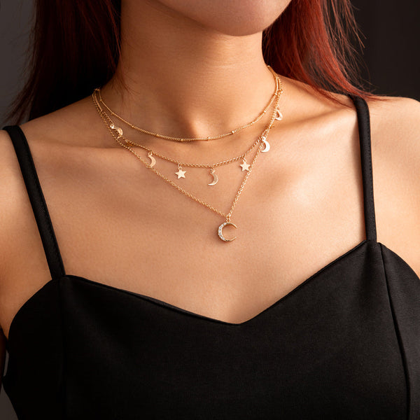 Star and Moon Necklace