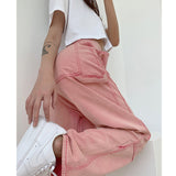 Straight Loose High Waist Pants