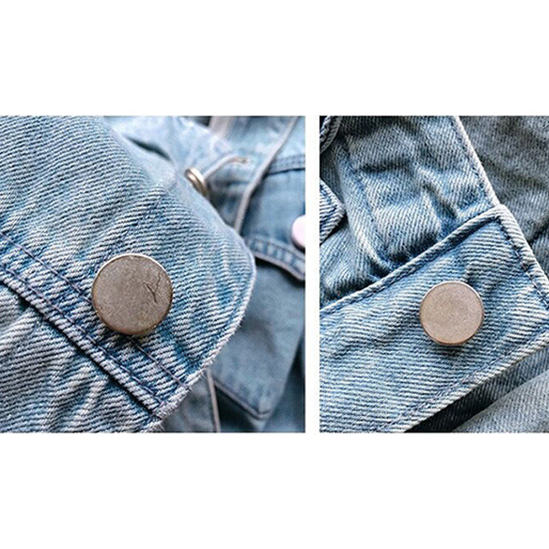 Contrast Color Stitching Denim Jacket